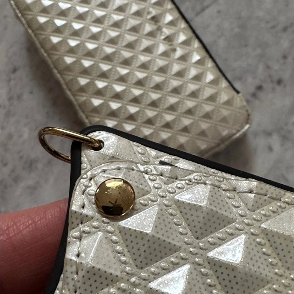 Set of Bandolier Sheila Pyramid Embossed Expanded Zip Pouch and iPhone case - Picture 6 of 6